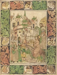 Kristi indtog i Jerusalem, ca. 1450.