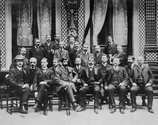Biografpionerer ved et konvent i Paris