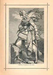 Cirkassiske kvinder kæmper for Schamyl mod russisk invasion, 1839