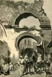 Byporten i Tunis, 1881.