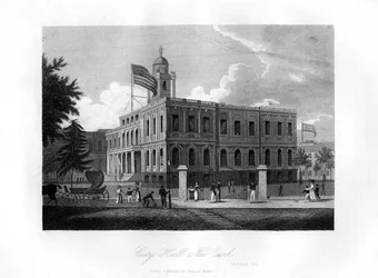 Rådhuset, New York, 1855