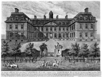 Clarendon House, Piccadilly, 1600-tallet, 1908