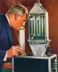 Rensning af luft ved elektricitet, 1938