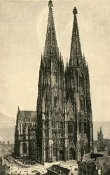 Kölner Domkirke, 1890.