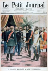 Oberst Jean-Baptiste Marchand i Skt. Petersborg, Rusland, 1902