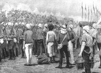 Kolonitropper i Soudan-krigen, 1883-85: New South Wales infanteri... ved Suakim, 1885, 1901.