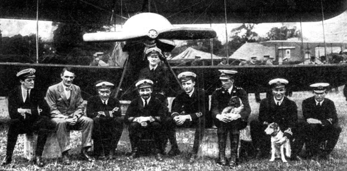 Kommandør Samson, Royal Navy Flying Corps, Første Verdenskrig, 1914