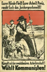 Kommunistisk valgplakat KPD, ca 1931