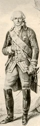 Comte de Rochambeau, viser kjole fra en fransk officer, 1791, 1937.