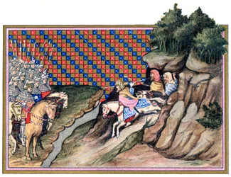 Konference af jarlen af Gloucester og en irsk høvding, Richard IIs kampagne i Irland, 1399, 18