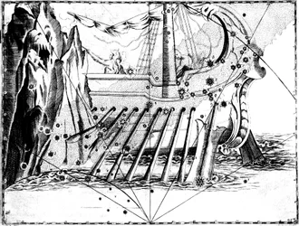 Konstellationen Argo Navis, 1723