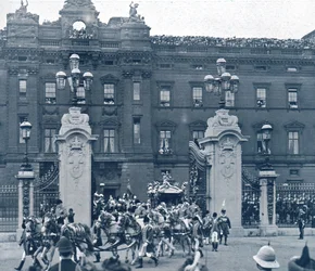 Kroningen af kong George 5. og dronning Mary, London, 1911.