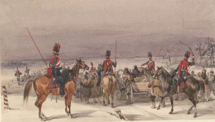 Kosakker konvojerer deporterede, 1831