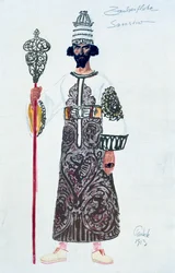 Kostumedesign til Sarastro, 1913