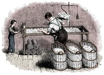 Bomuldsfremstilling, c1845