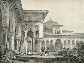 Court of Lions, 1800-tallet, 1907.