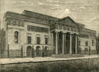 Covent Garden Theatre: Front i 1850, 1881.