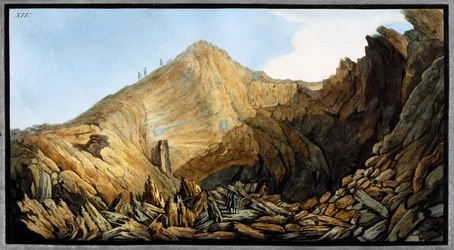 Krater inde i den 