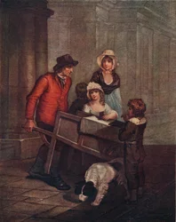 Cries of London Plate 12: Hot Spice Gingerbread, smoking hot!, 1796, 1911