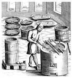 Krystallisation af salpeternitre, kaliumnitrat eller KN03, 1683