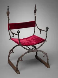 Curule Foldestol, ca. 1450-1500.