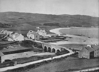 Cushendun - The River, The Hills, and Cushendun Bay, 1895