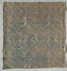 Damaskfragment, 1500-tallet.
