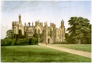 Danbury Palace, Essex, hjemsted for biskoppen af Rochester, c1880
