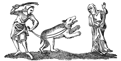 Dans til en bjørn, 1833