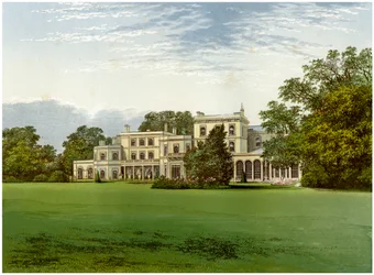 Danesfield House, Buckinghamshire, hjemsted for Scott-Murray-familien, c1880