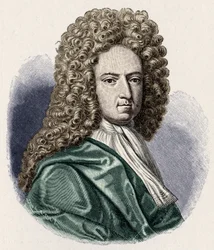 Daniel Defoe - portræt. Engelsk forfatter og journalist 1660-1731