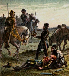 Richard den tredjes død, 1485, c1850