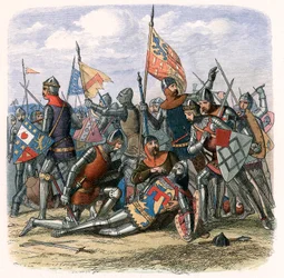 Henry Percy Harry Hotspurs død i slaget ved Shrewsbury, 21. juli 1403, ca. 1860