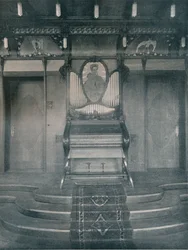 Dekorationer til et musikrum af Fritz Erler, c1899