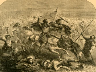 Saksernes nederlag af Arthur, c1890.