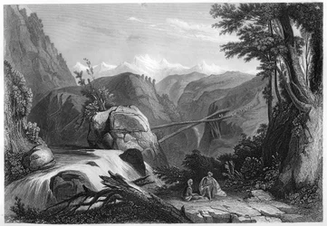 Deobun, nær Umballah, Indien, c1860