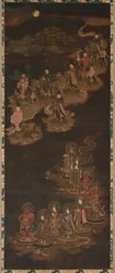 Descent of the Nine Luminaries and the Seven Stars ved Kasuga, 1300-tallet.