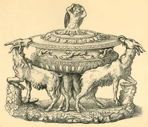 Design til en terrin eller saltkælder, midten af det 16. århundrede, 1881.