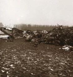 Ødelagt zeppelin, c1914-c1918
