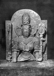 Devi-skulptur, Vestindien, c900 e.Kr., 1929