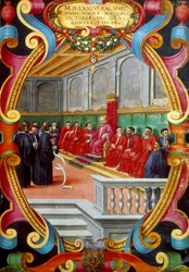 Doge af Venedig og hans råd, slutningen af det 16. århundrede