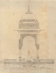 Kuppelpavillon, ca. 1830.