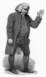 Dr. Johnson, engelsk mand af bogstaver, c1780