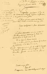 Udkast til...genoprettelsen af den gregorianske kalender, 29. august 1805, 1921.