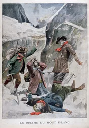 Drama på Mont Blanc, Alperne, 1902