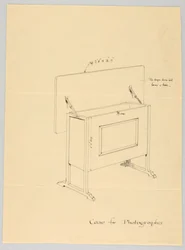 Tegning, Design til Tilt-Top Case til fotografier