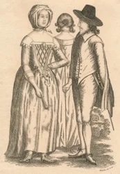 Kjole Reign of Charles I, and Interregnum, 1810