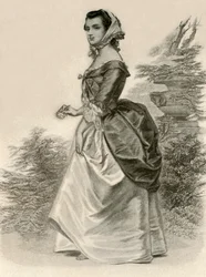 Kjole af en ung Virginia dame, c1775, 1937.