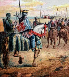 Hertug Robert går til Palæstina, 11. århundrede, c1850