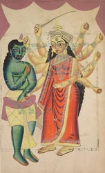 Durga, 1800-tallet.